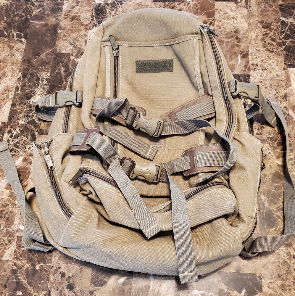 Men's Tan Backpack